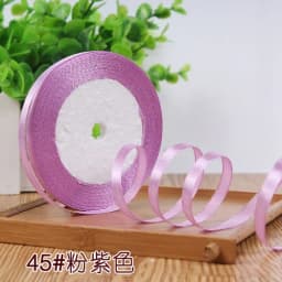 25Yards 6mm Silk Satin Ribbons for Crafts Bow Handmade Gift Wrap Partys Christmas Wedding Decorative Artificial Accessories
