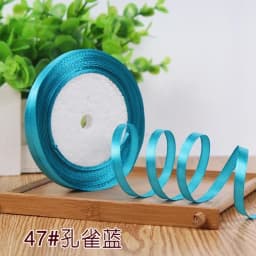 25Yards 6mm Silk Satin Ribbons for Crafts Bow Handmade Gift Wrap Partys Christmas Wedding Decorative Artificial Accessories