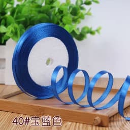 25Yards 6mm Silk Satin Ribbons for Crafts Bow Handmade Gift Wrap Partys Christmas Wedding Decorative Artificial Accessories