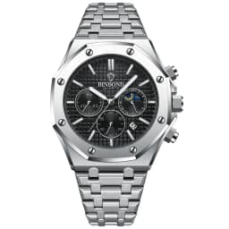 BINBOND Quality Men Watch Luxury High Man Quartz Wristwatch Waterproof Luminous Date Stainless Steel Men's Watches Casual Clock