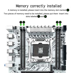 MACHINIST White X99 PR9-H Motherboard Combo Intel Xeon E5 2630 V4 LGA 2011-3 CPU DDR4 16GB RAM NVME M.2 Optional Kit Set