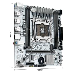 MACHINIST White X99 PR9-H Motherboard Combo Intel Xeon E5 2630 V4 LGA 2011-3 CPU DDR4 16GB RAM NVME M.2 Optional Kit Set