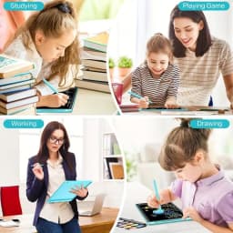 8.5 Inch LCD Drawing Tablet Erasable and Reusable Color Electronic Blackboard Kids Handwriting Board Educational Travel Toys Gif