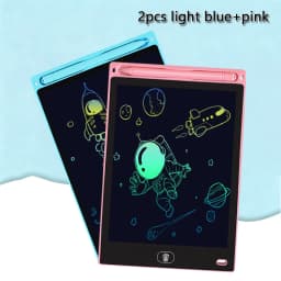 8.5 Inch LCD Drawing Tablet Erasable and Reusable Color Electronic Blackboard Kids Handwriting Board Educational Travel Toys Gif