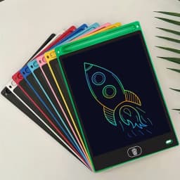 8.5 Inch LCD Drawing Tablet Erasable and Reusable Color Electronic Blackboard Kids Handwriting Board Educational Travel Toys Gif