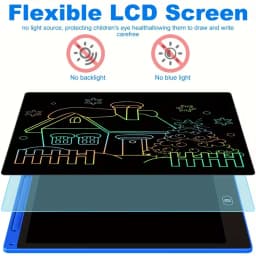 8.5 Inch LCD Drawing Tablet Erasable and Reusable Color Electronic Blackboard Kids Handwriting Board Educational Travel Toys Gif