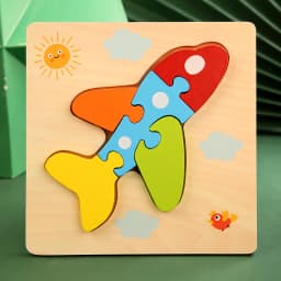 Good Quality 3D Wooden Puzzle Jigsaw for Children Cartoon Animal Puzzles Intelligence Kids Early Educational Cognitive Toys