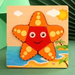 Good Quality 3D Wooden Puzzle Jigsaw for Children Cartoon Animal Puzzles Intelligence Kids Early Educational Cognitive Toys