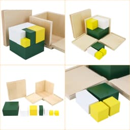 Montessori Math Teaching Aids Binomial Kids Wooden Toys Sensory Play Math Learning Toys For Kids 2 To 4 Years Old Educational