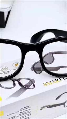 AI Smart Glasses Men Women Multifunction Touch Music Playback Remote Camera Control Voice Assistant BT Glasses Sunglasses HT30