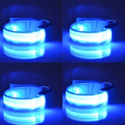 4 Pcs Led Lighting Horse Leg Safety Belt Horse Leg Straps Night Riding Equipment Outdoor Sports Equestrian Supplies