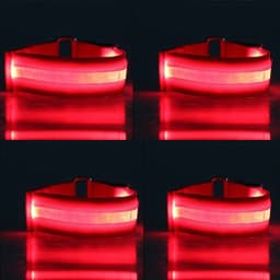 4 Pcs Led Lighting Horse Leg Safety Belt Horse Leg Straps Night Riding Equipment Outdoor Sports Equestrian Supplies