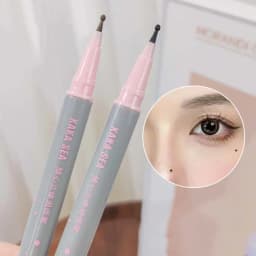 Realistic Natural Freckle Pen Fast Drying Waterproof Lifelike Round Head Freckle Spot Stamp Lasting Non-fading Dot Mole Make Up