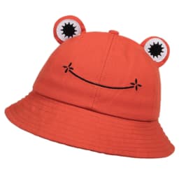 1pc Personality Frog Shaped Fisherman Hat with Embroidery for Men and Women,Sunshade,Warmth,Ear Protection Basin Hat for Holiday