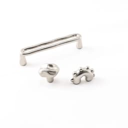 Santaya PVD Nickel Silver Brass Handles Kitchen Cabinet Pulls Bedroom Wardrobe Drawer Knobs Furniture Handle