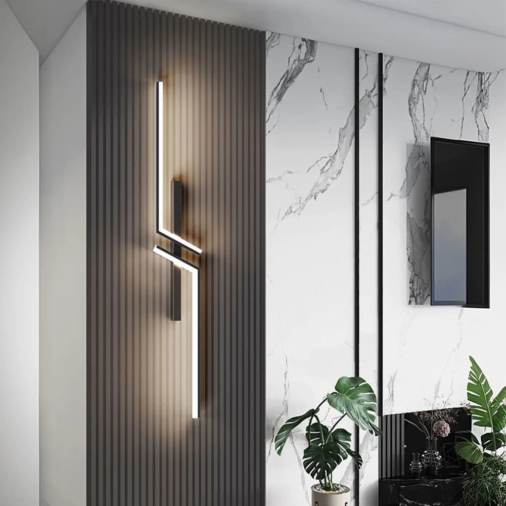 Modern LED Wall Lamp 3000K 4000K 6000K, Minimalist Wall Sconce for Bedroom Bedside Living Room TV Sofa Background Indoor