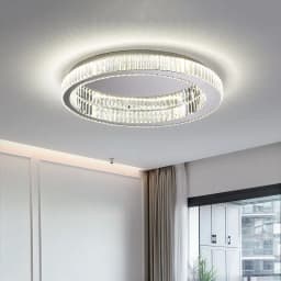 Modern Gold Crystal Ceiling Chandelier for Living Room Bedroom Luxury Round Ceiling light Led Indoor Lighting Decor