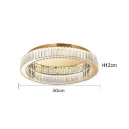Modern Gold Crystal Ceiling Chandelier for Living Room Bedroom Luxury Round Ceiling light Led Indoor Lighting Decor