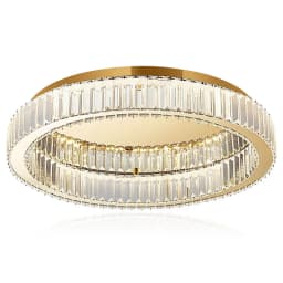 Modern Gold Crystal Ceiling Chandelier for Living Room Bedroom Luxury Round Ceiling light Led Indoor Lighting Decor