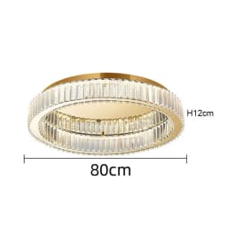 Modern Gold Crystal Ceiling Chandelier for Living Room Bedroom Luxury Round Ceiling light Led Indoor Lighting Decor