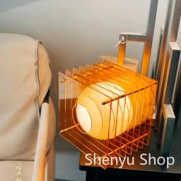 16 Colors Rechargeable Desk Lamp Creativity Acrylic Bedroom Ambient Lighting Desktop Decorate Room Props Home Decor Night Light
