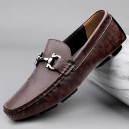 British Style Men's Genuine Leather Shoes Soft Soles Comfortable Walking Shoes High-quality Brown Men's Business Casual Shoes