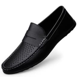 Men's Shoes Hollow Mens Casual Shoes Lightweight Breathable Driving Shoes Soft Sole Shallow Men Flats Plus Size Tenis Masculino