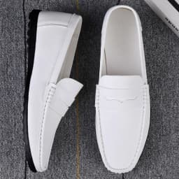 Men's Shoes Hollow Mens Casual Shoes Lightweight Breathable Driving Shoes Soft Sole Shallow Men Flats Plus Size Tenis Masculino