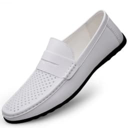 Men's Shoes Hollow Mens Casual Shoes Lightweight Breathable Driving Shoes Soft Sole Shallow Men Flats Plus Size Tenis Masculino