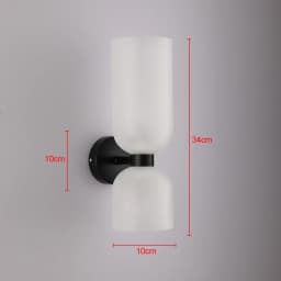 Nordic Luxury Creative Wall Lamp Glass Lampshade Modern Minimalism Corridor Staircase Art Lighting Bedroom Bedside Wall Lamp