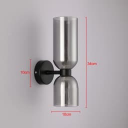 Nordic Luxury Creative Wall Lamp Glass Lampshade Modern Minimalism Corridor Staircase Art Lighting Bedroom Bedside Wall Lamp