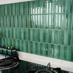 10 Pcs Waterproof and Anti-oil Stick-On Tiles,Trendy Peel-and-Stick Wall Tiles for kitchen backsplash/children's room/home decor