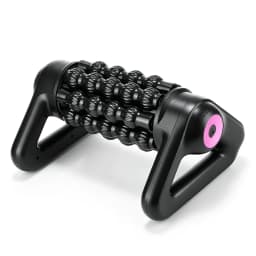 Electric Fascia Roller Muscle Massager, 5-Speed Rotating Deep Tissue Body Roller for Back Legs Calves, Cordless Rechargeable Gym