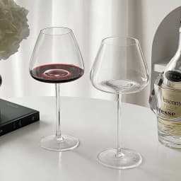 European-style Large-Bellied Burgundy Red Wine Glass Luxury And High-end Feel Home Crystal Glass Stemmed Wine Glass