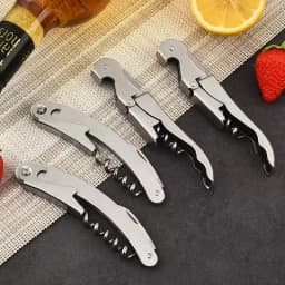 Premium Stainless Steel Wine Bottle Opener Multi-Functional Bottle Openers Wine Cork Screw Corkscrew Beer Cap Remover Bar
