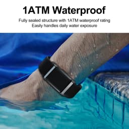 Smart Bracelet Sports Fitness Tracker Health Monitoring Step Count Heart Rate Sleep Tracking 1ATM Waterproof Smart Wristband