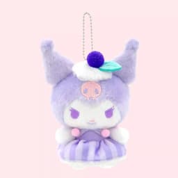 Sanrio Hangyodon Kuromi Melody Pachacoo Cinnamoroll Stuffed Plush Toys Pendant Cute KT Keyring Anime Keychain Christmas Gift