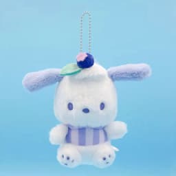 Sanrio Hangyodon Kuromi Melody Pachacoo Cinnamoroll Stuffed Plush Toys Pendant Cute KT Keyring Anime Keychain Christmas Gift