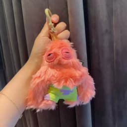 2026 Stock Genuine Fuggler X Spongebob Squarepants Funny Ugly Monster Trandy Plush Keyring Cute Plush Keychain Pendant Gift Toy