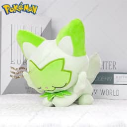 Pokemon Sleeping Gengar Eevee Charizard Sylveon Plush Toys Kawaii Sprigatito Oshawott Fuecoco Pamo Cubone Peluche Dolls Gift Kid