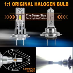 XSTORM H7 LED Headlight NO ERROR Canbus 120W 40000LM 6500K 12V LED H7 Light Bulbs With Fan Turbo Lamp Hi/Low Beam Apply Car