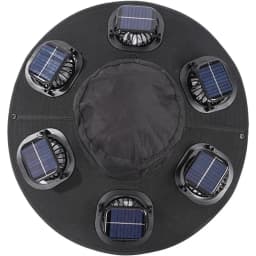 Hot 6 Fans Solar Fan Hat Breathable UV Protection Wide Brim Sun Cap Summer Fan Visor Cap For Men Outdoor Hiking Camping Fishing
