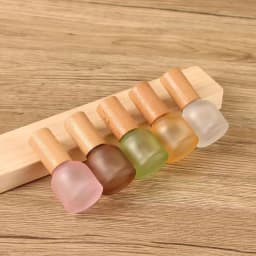 1pcs 10ml Glass Roller Bottle Perfume Roll On Bottle Mini Essential Oil Containers Sample Empty Bottle Travel Refill Vials