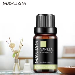 Mayjam Vanilla Essential Oil for Home Hotel Diffuser Air Freshener Jasmine Eucalyptus Sandalwood Vetiver Pine Neddles Aroma Oil