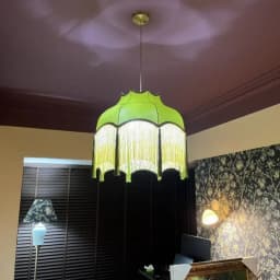 SANDYHA Retro Tassel Chandelier Fabric Art Led Lamps for Entrance Bedroom Living Dining Room Pendant Lights Suspension Luminaire