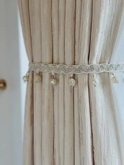 Gilt Light French Cream Jacquard Curtains for Living Room Bedroom High Precision Wood Grain Chenille Customized High-end