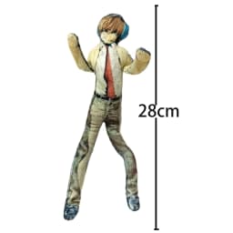 Anime Light Yagami L Plush Light Yagami L Plushies Doll Slender Twistable Shape Stuffed Toys Room Decoration Festival Gift 28cm