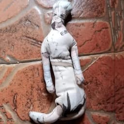 Anime Dr.STONE Ishigami Senkuu Cosplay Plush Cotton Doll Twistable Shape Room Decoration Abstract Figure Funny Props