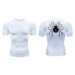 Anime Hunter X Hunter GYM Compression Tshirts Running Fitness Tight Sportswear Short Sleeve Summer Breathable Sport Spider Top