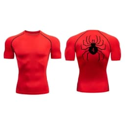 Anime Hunter X Hunter GYM Compression Tshirts Running Fitness Tight Sportswear Short Sleeve Summer Breathable Sport Spider Top